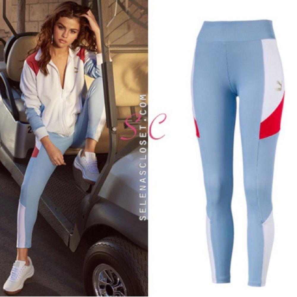 Selena for PUMA Retro Rib Leggings Size Medium Selena Gomez